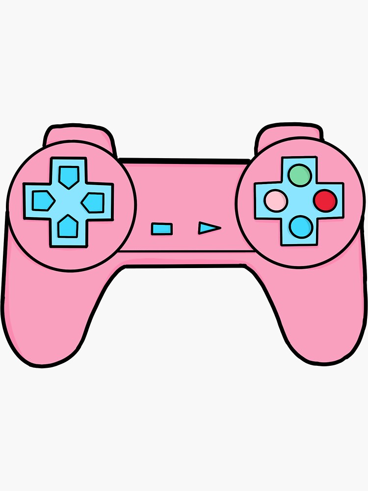 "Pink gaming" Sticker by MissMartaa Redbubble