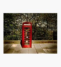 Red Phone Box Photographic Print