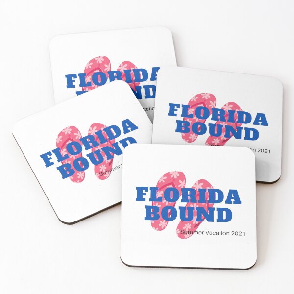 Item preview, Florida Bound Hot Pink and Blue #SummerVacation2021 designed and sold by GeoTeasters.