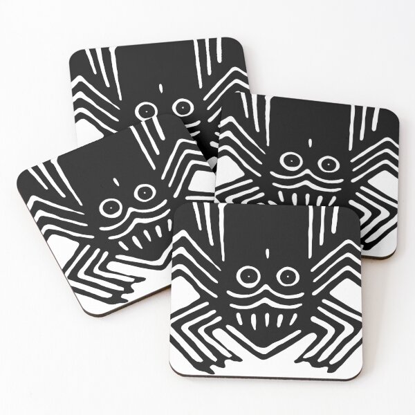 Item preview, Black And White Geometric Spider designed and sold by katemargoli.