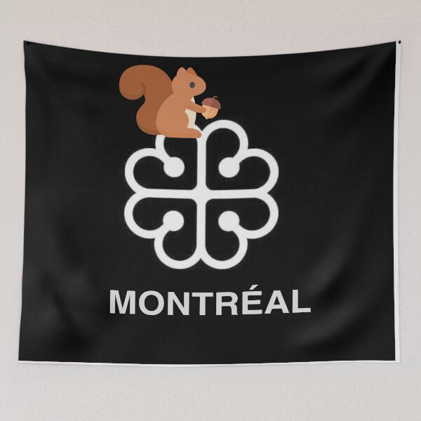 Item preview,  Montreal City Canada squirrel designed and sold by MyLittleBrend.