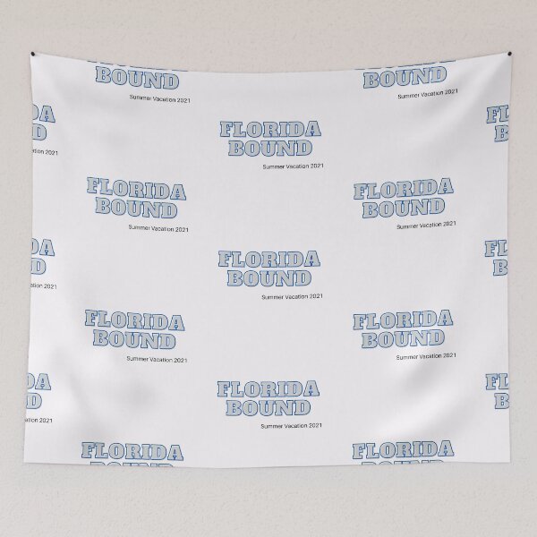 Item preview, Florida Bound Blue and Gray #SummerVacation2021 designed and sold by GeoTeasters.