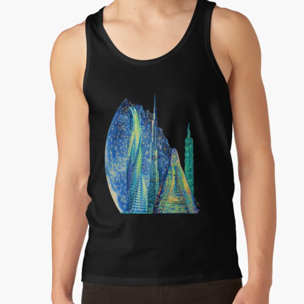 Lunar landscape Tank Top