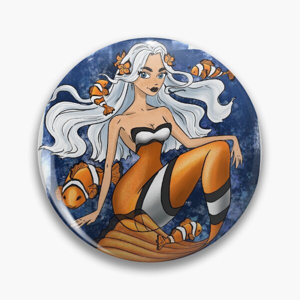 Item preview, Mermaid Clown-fish designed and sold by VikkiLoo.