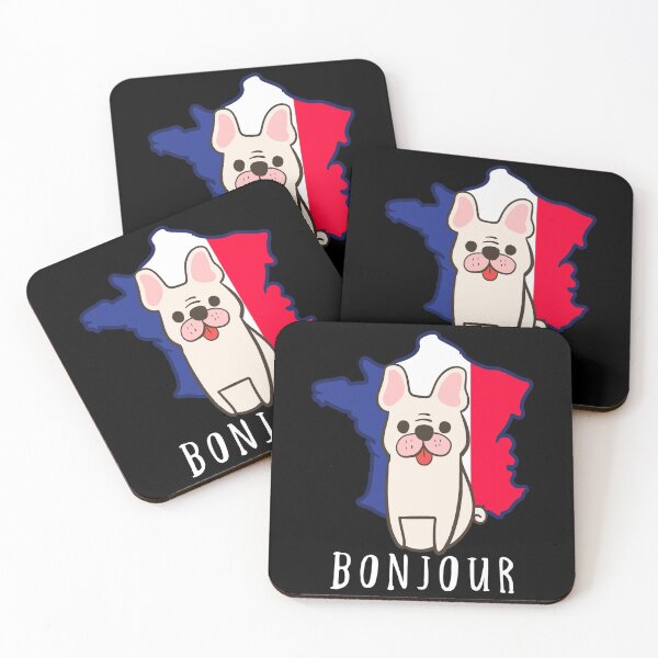 Item preview, French Bulldog Bonjour designed and sold by Mixture-DESIGN.