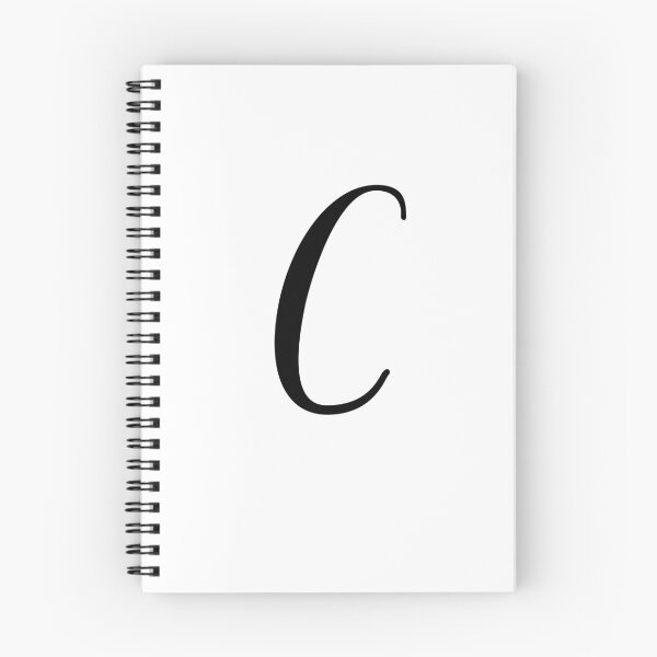 Item preview, Italic Monogram Letter C designed and sold by JustSeasons.