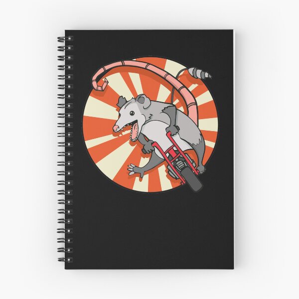 Item preview, Vintage Minibike Possum Riding a Gas Mini Bike designed and sold by Huhnerdieb Apparel.