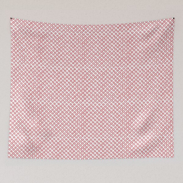Item preview, Circle dots of Harlequin, coral  designed and sold by Lillieoandco.