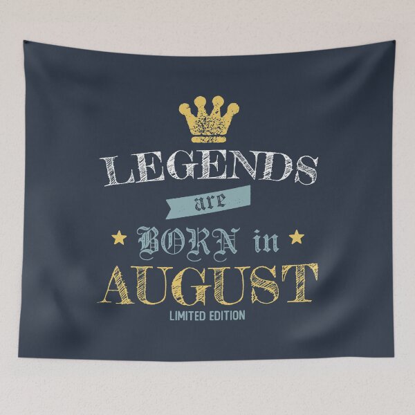 Item preview, Funny Birthday Legends are Born in August designed and sold by wingstar.