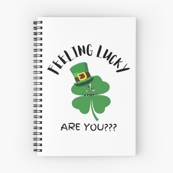 Item preview, Feeling Lucky Are You - Four Leaf Clover with Attitude designed and sold by Eranthe Bernardo.