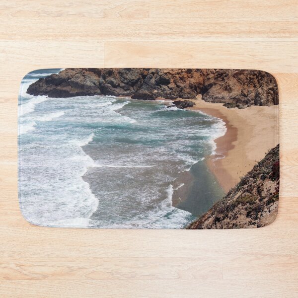 Item preview, Rocky hills with beautiful ocean waves designed and sold by CatCarrot.