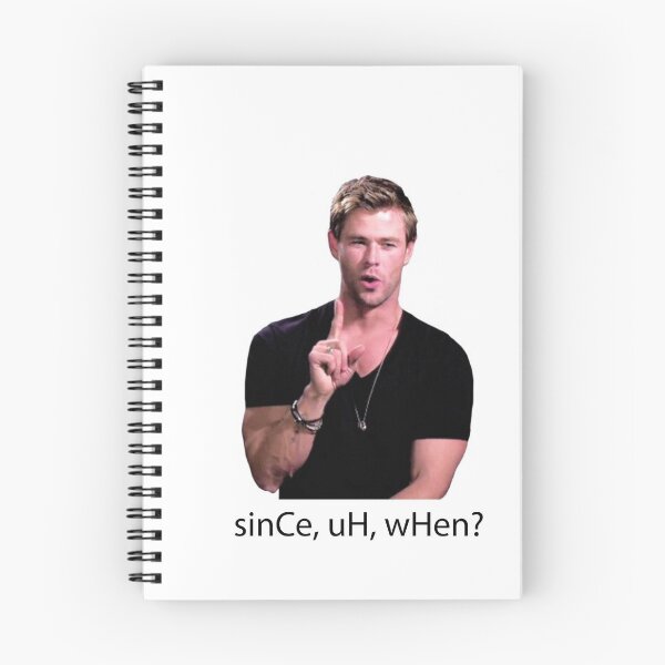 Item preview, Since, uh, when? - Chris Hemsworth designed and sold by jurajipark.