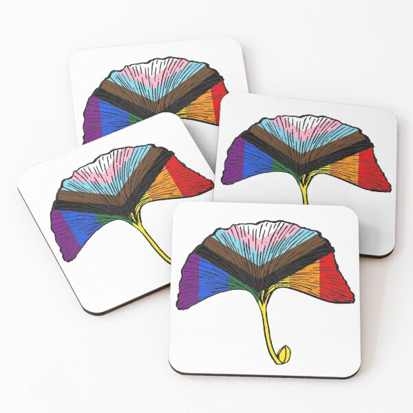 Item preview, Progress Pride Gingko designed and sold by -Senaar-.