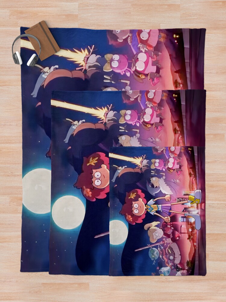 Alternate view of Amphibia Season 3 Opening Throw Blanket