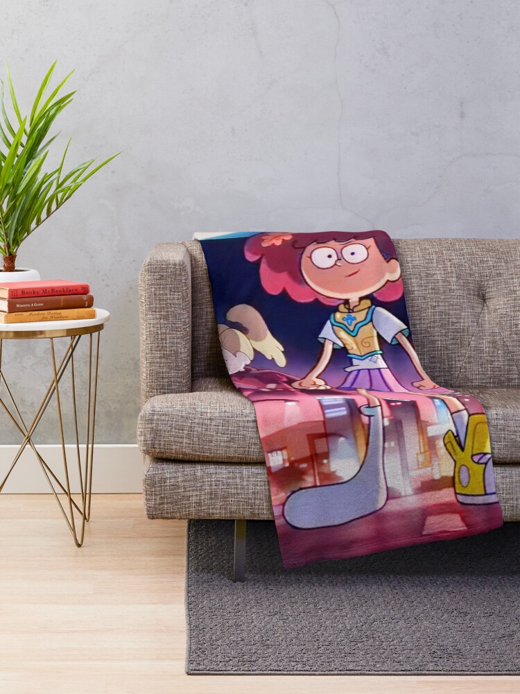 Alternate view of Amphibia Season 3 Opening Throw Blanket