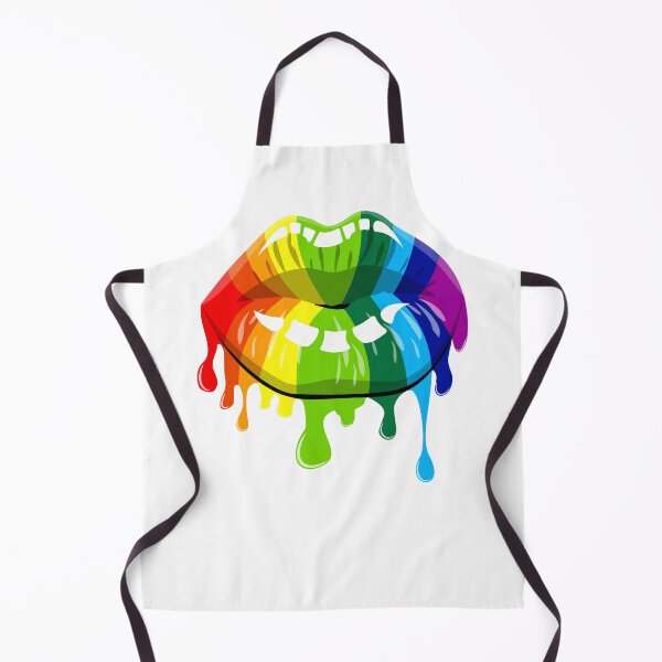 Item preview, Rainbow kissable lips LGBTQ + designed and sold by aWorldtoConquer.
