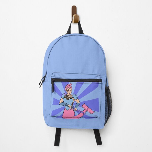 Item preview, Warrior Bubblegum mermaid with pop art background designed and sold by VikkiLoo.