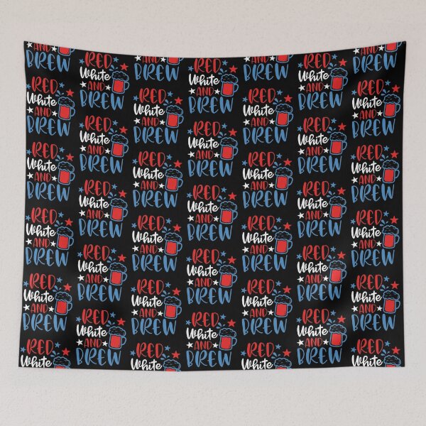 Item preview, Red White And Brew - July 4th designed and sold by masterbones.