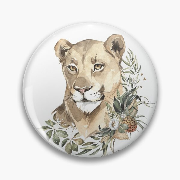 Item preview, Lioness Watercolour Artwork | Typography Artwork  designed and sold by art-fox.