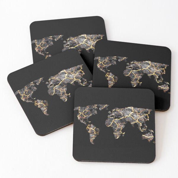 Item preview, world map lava cracking designed and sold by jc007.