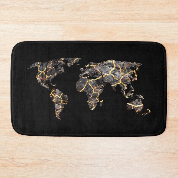 Item preview, world map lava cracking designed and sold by jc007.