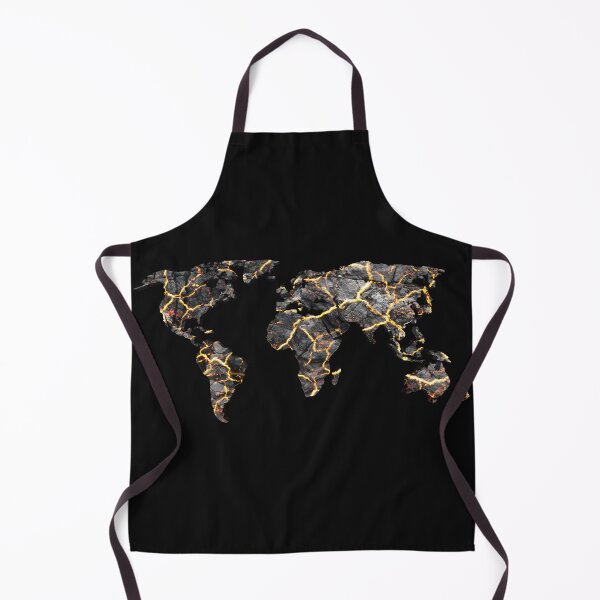 Item preview, world map lava cracking designed and sold by jc007.