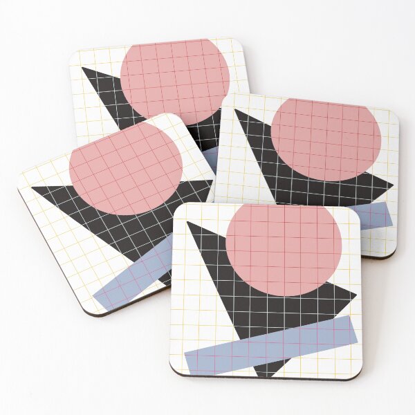 Item preview, 80s Memphis geometric shiz  designed and sold by WoodenFlamingo.