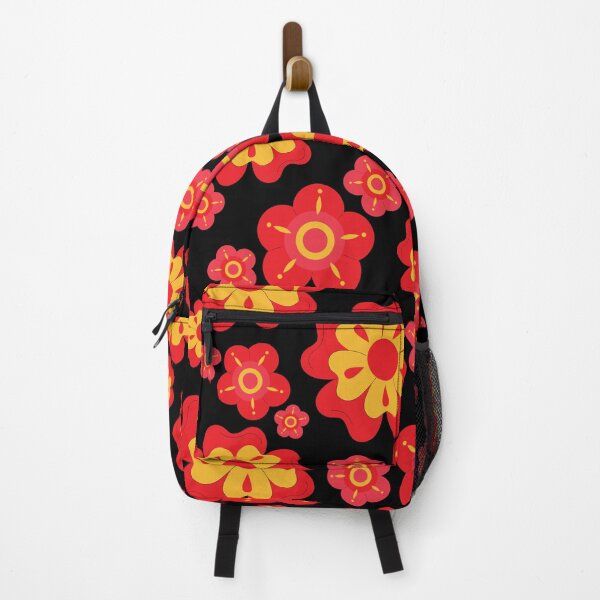 Item preview, Red floral pattern designed and sold by Preetydesign.