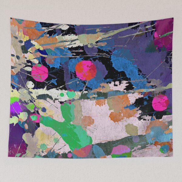 Item preview, abstract splatter paint designed and sold by anniemarge.