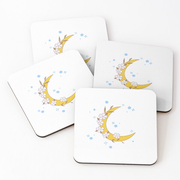 Item preview, Flowered moon designed and sold by Luinwen.