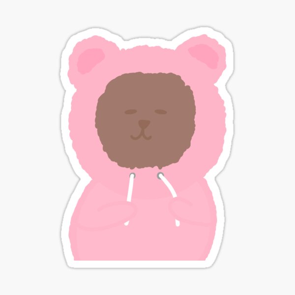 Lil’ bear in a onesie Sticker