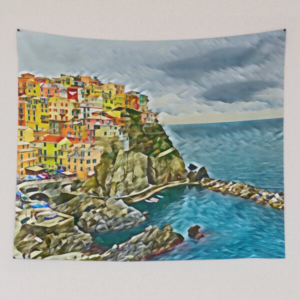 Item preview, Manarola in Cinque Terre, Italy designed and sold by Sasas Design.