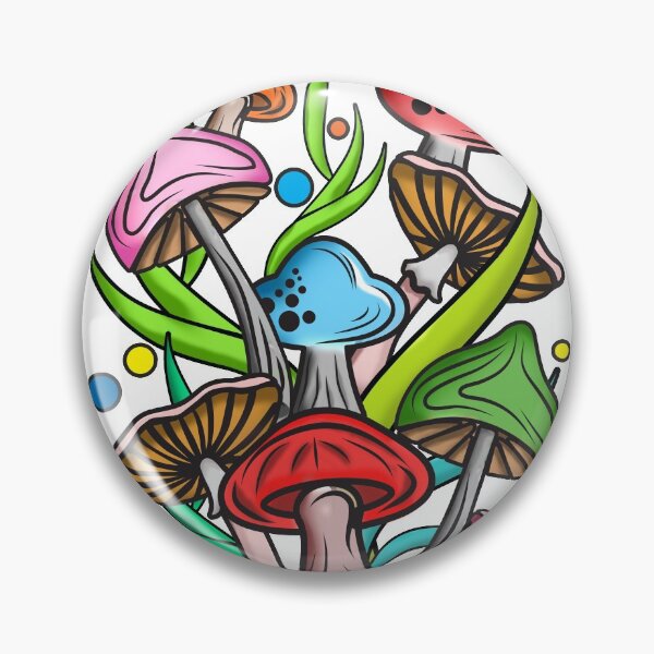 Item preview, Colorful Mushroom doodles designed and sold by Soumita.