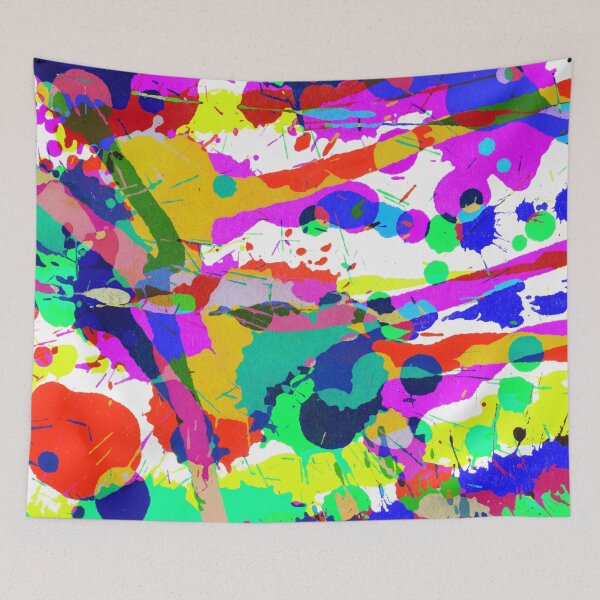 Item preview, abstract splatter paint designed and sold by anniemarge.
