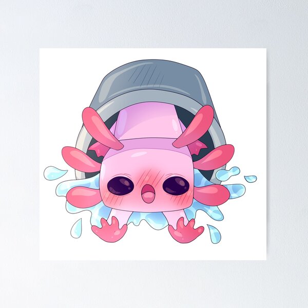 Item preview, MINECRAFT AXOLOTL designed and sold by Softiku.