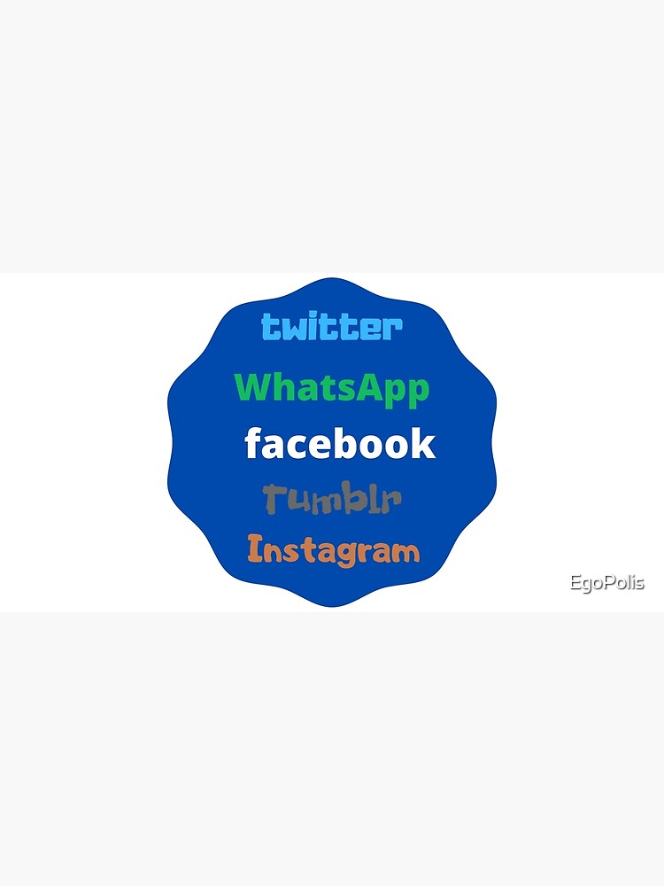 "Social networking service" Poster for Sale by EgoPolis Redbubble