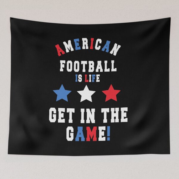 Item preview, Football Is Life Get In The Game Quote designed and sold by Color-Sparkle.