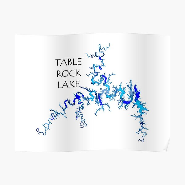 Table Rock Lake Wall Art Redbubble