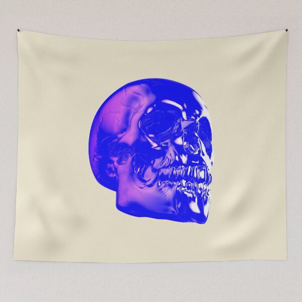 Item preview, Skull Horror - Synthwave Undead Skull 3D designed and sold by crazycollective.