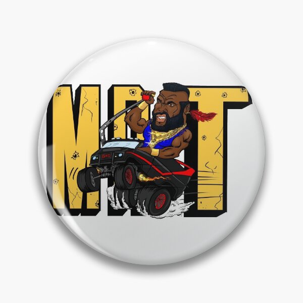 Item preview, Mr T racing with the Van! designed and sold by GreatScottsArt.