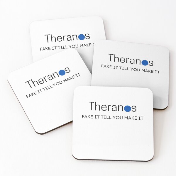 Item preview, THEANOS FAKE IT TILL YOU MAKE IT designed and sold by Yasdey Rojas.
