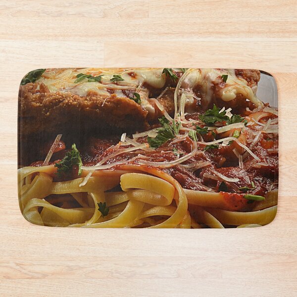 Item preview, Chicken Parmesan with Fettuccine Noodles designed and sold by NerdyByDesign.