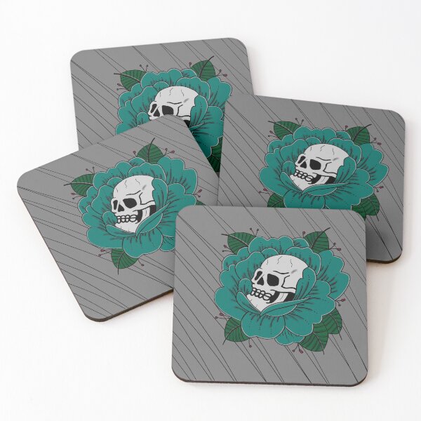 Item preview, Floral skull designed and sold by DavidJAshton.