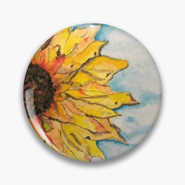 Item preview, Watercolor Yellow Sunflower designed and sold by fm-art.
