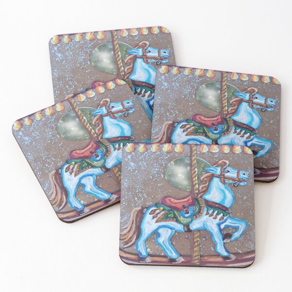 Item preview, Sparkling Carousel Horse designed and sold by Deborah Camp.