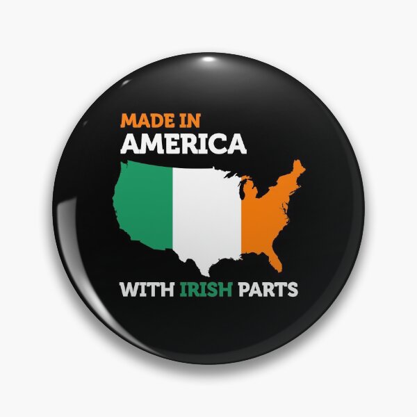 Item preview, Made in America with Irish Parts Amazing Irish Heritage Fun designed and sold by smartrocket.