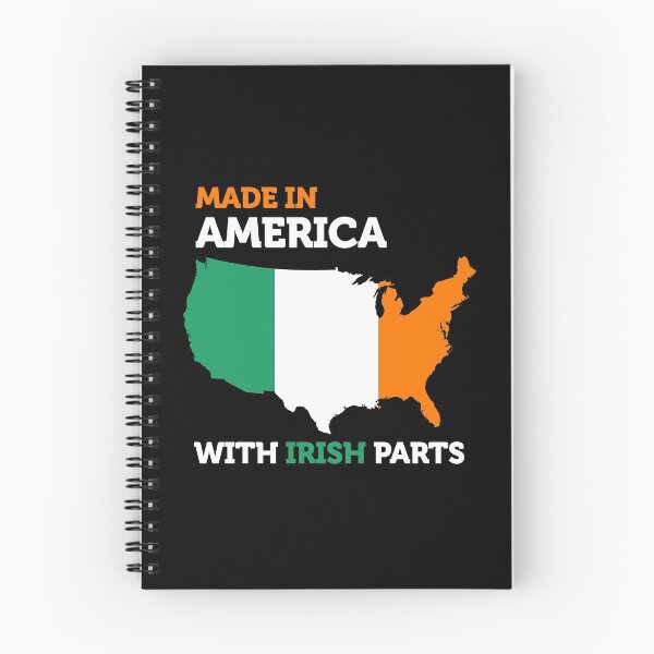 Item preview, Made in America with Irish Parts Amazing Irish Heritage Fun designed and sold by smartrocket.