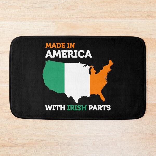 Item preview, Made in America with Irish Parts Amazing Irish Heritage Fun designed and sold by smartrocket.