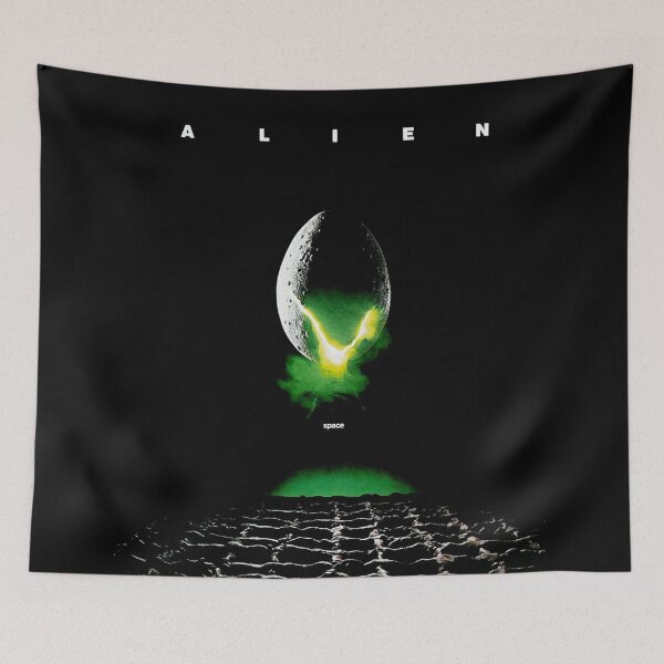 Item preview, Alien (1979) parody poster designed and sold by Rosie-22.