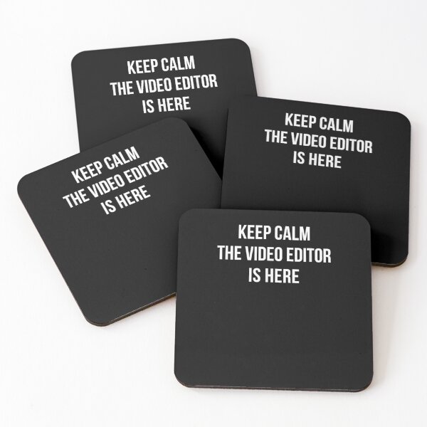 Item preview, Keep Calm The Video Editor Is Here  designed and sold by avareid3.